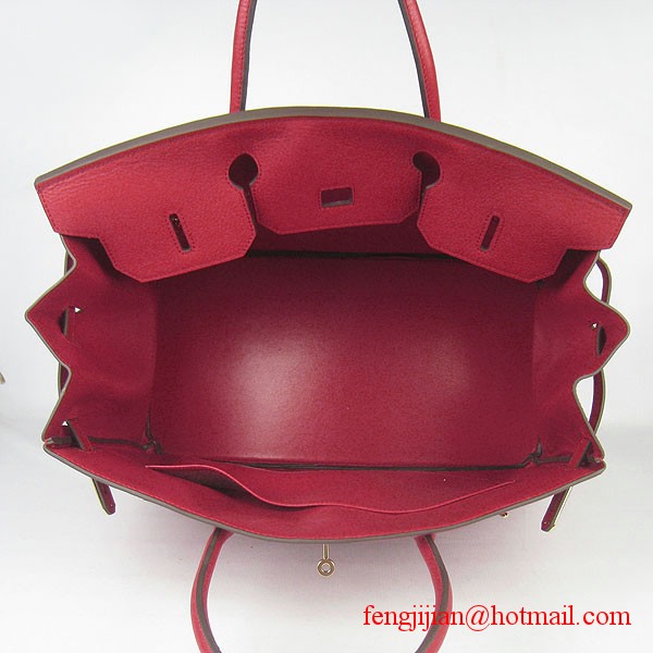 Hermes Birkin 40cm Togo Bag Red 6099